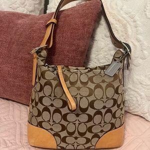 Brown & Tan Coach Purse!
